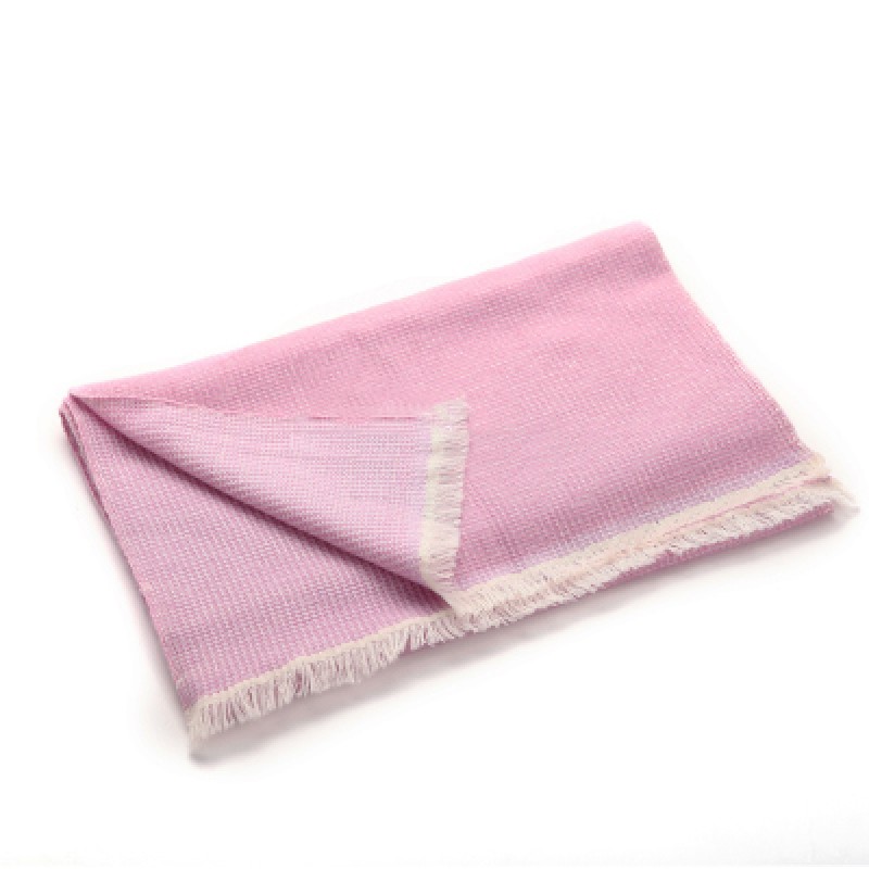 Pure Cashmere Scarves Pink Bicolor Women Fashional Winter Scarf